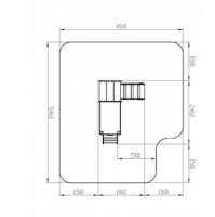 Теневые навесы, беседки + Паровозик (серо-синий) - Беседка мини - МФ 10.03.05-11