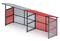 Теневые навесы, беседки + Навес для колясок (2 секции) МФ 742.01-02