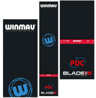 Аксессуары для игры в дартс + Резиновая дорожка Winmau Pro Zone Precision Mat с интегрированным рубежом броска (8216)
