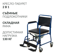 Кресла с санитарным оснащением + Кресло-туалет для инвалидов Армед KR 009B