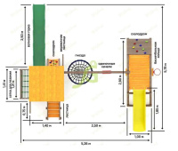 Детские уличные комплексы + Детская площадка IgraGrad Панда Фани Gride мод.1