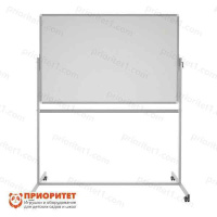 Доски и мольберты + Поворотная магнитная полимерная школьная доска 1700х1000 комби (мел\маркер)