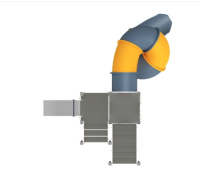 Детские уличные комплексы + Детский игровой комплекс Буровая горка труба винтовая Н 2000, горка 750 ДИК 2.28.02-01