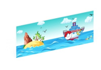 Ограждения + Морской - Ограждение из фанеры и бруса - МФ 90.17.01