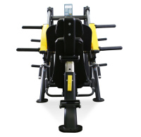 Тренажеры силовые нагружаемые дисками + BRONZE GYM PL-1717 Жим ногами под углом 45 градусов