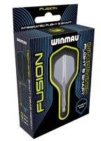 Аксессуары для игры в дартс + Литые оперения с хвостовиками Winmau Fusion Medium Grey Smoke (серые)