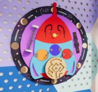 Бизиборды + Набор бизибордов Космическое приключение НБК-100