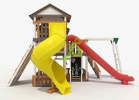 Детские уличные комплексы + Детская площадка IgraGrad Домик 5 мод.1