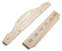 Киевницы + Киевница навесная из ясеня, с крюками (на 6 киев, цвет ясень)