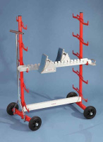 Оборудование для легкой атлетики + Подставка для соревновательных стартовых колодок на колёсах стальная POLANIK BR15-10-W