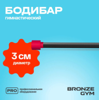 Бодибары + BRONZE GYM BG-FA-BDB4 Бодибар палка гимнастическая, 4 кг