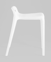 Пластиковые стулья + Табурет Sletten пластик белый
