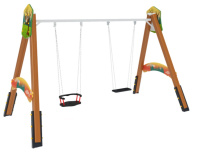 Детские качели + ИО 01-133.005.007 (Лесная сказка) Качели Д2