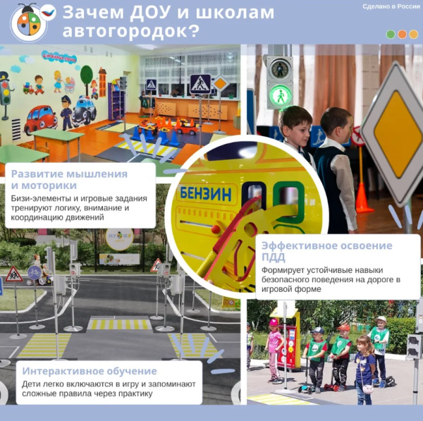 Автогородки и ПДД для детей + Знак дорожный "Главная дорога" ПВХ 2.1 на стойке с основанием светоотражающий