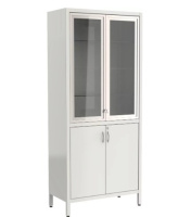 Шкафы медицинские + Шкаф ШМ 2.302 металлический, со стеклом, медицинский
