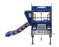 Детские уличные комплексы + Детский игровой комплекс «Грузовичок» H=750 ДИК 05-1104