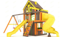 Детские уличные комплексы + Детская площадка IgraGrad Шато 2 с трубой (Домик) мод.2