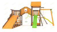Детские уличные комплексы + Всесезонная площадка IgraGrad С Мостик 2 SF1
