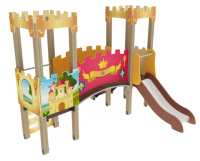 Детские уличные комплексы + Детский игровой комплекс «Королевство» H=750 ДИК 02-1502