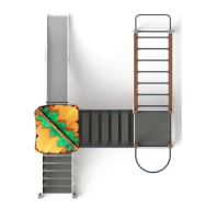 Детские уличные комплексы + Волшебный город (Майя) - ДИК 2.19.05-01 - Игровой комплекс Н=1500