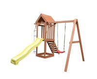 Детские уличные комплексы + Детский деревянный городок DFC DKW259 (три короба)