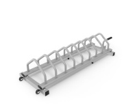 Стойки для гантелей, грифов и дисков + Стойка для хранения дисков DFC D100842