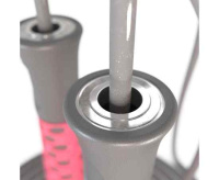 Скакалки + Спортивная скакалка DFC с подшипниками / 300 см / розовая