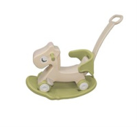 Игровое домашнее оборудование + Детская качалка с ручкой Кемфер Dream Horse (Оливковый)