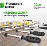 Настольный футбол + Игровой стол UNIX Line Футбол - Кикер (125х61 см) Grey Wood