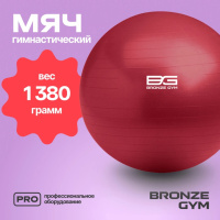 Фитболы, прыгуны + Мяч гимнастический BRONZE GYM, антивзрывной, 75 см.
