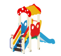 Детские уличные комплексы + Детский игровой комплекс «Полянка» H=750 ДИК 03-1601