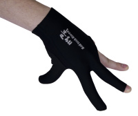 Перчатки + Перчатка бильярдная "Ball Teck MFO" (черная, вставка замша), защита от скольжения