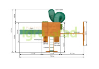 Детские уличные комплексы + Детская площадка IgraGrad Клубный домик 2 с трубой и рукоходом