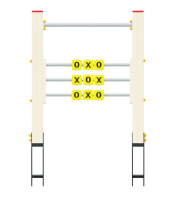 Игровые формы + Игровая панель Крестики-Нолики-Д (100) ИФ 02-303-Д