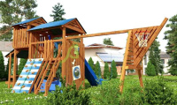 Детские уличные комплексы + Детская площадка IgraGrad Домик 3 для общественных мест