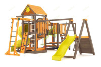 Детские уличные комплексы + Всесезонная площадка IgraGrad С Мостик 2 с трубой SF