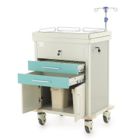 Тележки медицинские + Столик реанимационный, анестезиологический ЕТ016 (ТМ-009АН-00)
