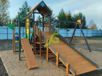 Детские уличные комплексы + Детская площадка IgraGrad Спорт 1 с зимним модулем