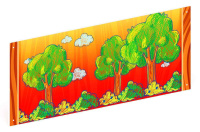 Хозяйственное оборудование + Карандаши - Ограждение из фанеры и бруса - МФ 90.01.01-02