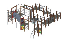 Детские уличные комплексы + Спортивная серия (Граффити) СК 2.01.23-01