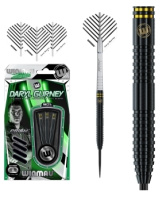 Дротики + Дротики Winmau Daryl Gurney Black Edition steeltip 25gr (профессиональный уровень)