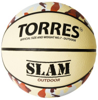 Баскетбольные мячи + Мяч баскетбольный TORRES Slam B02067, размер 7