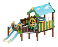 Детские уличные комплексы + Теремок ДИК 34-006