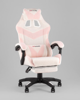 Игровые кресла + Кресло спортивное TopChairs MG-7019 букле бело-розовый
