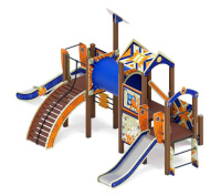Уличные игровые комплексы для детей + Рада (Калейдоскоп) - ДИК 2.01.2.08-45 - Игровой комплекс H=900, H=1200