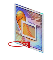 Баскетбольные щиты + Щит баскетбольный (Перламутр) - СО 2.70.01-03