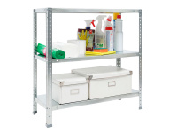 Металлические стеллажи + Стеллаж ES 75KD/75x30/3 оцинкованный