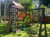 Детские уличные комплексы + Детская площадка IgraGrad Панда Фани Мостик