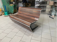 Скамейки + Скамья - МФ 42.02.02 (Темный дуб) Д:1500 (под анкера)