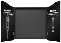 Дартс + Кабинет для мишени Winmau Black (Черный)